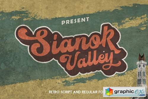  Sianok Valley Retro Font 