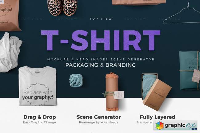 T-shirt Mockups & Packages