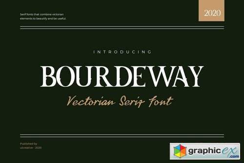 Bourdeway Decorative Serif Font