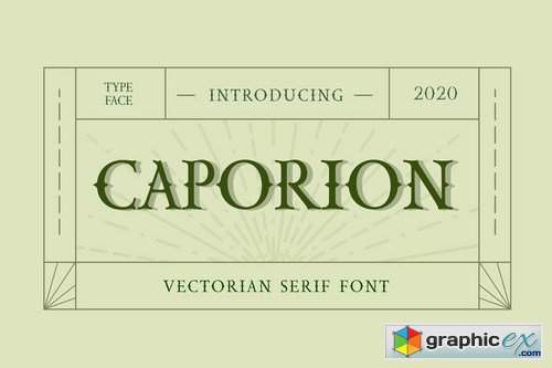  CAPORION Vectorian Serif Font 
