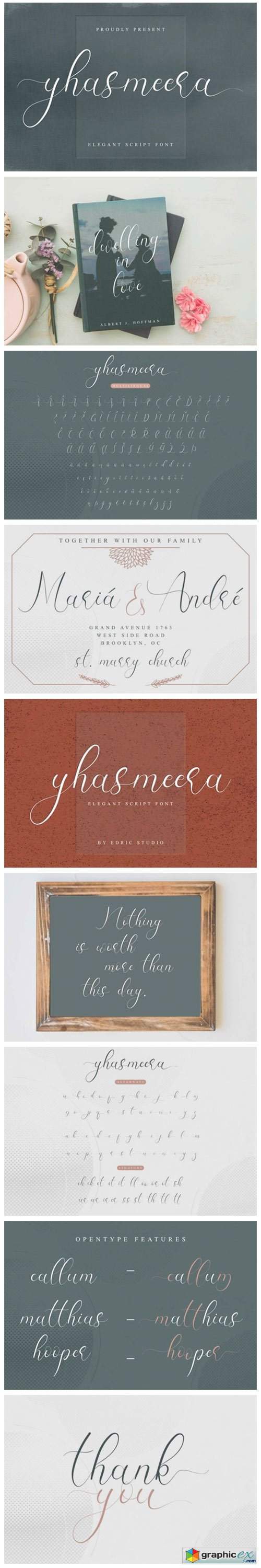 Yhasmeera Font