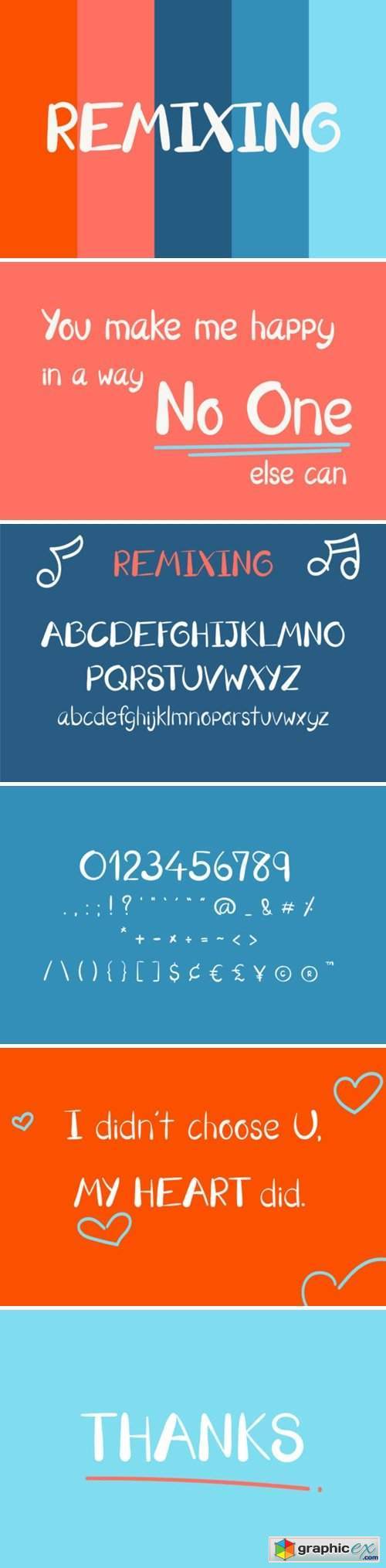 Remixing Font