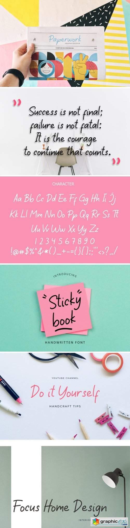 Sticky Book Font