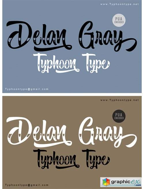  Delan Gray Font 