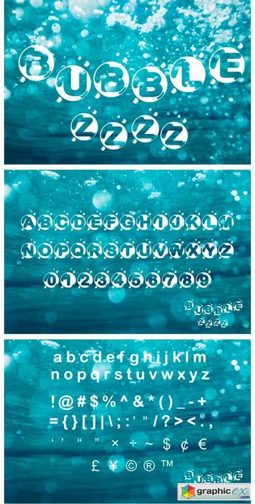 Bubble ZZZ Font
