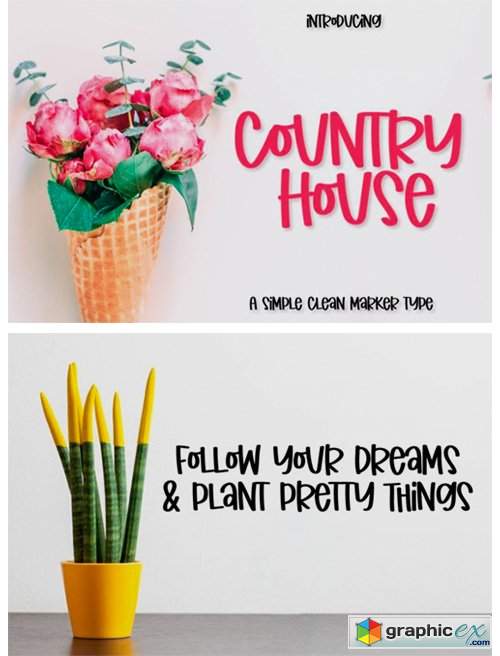  Country House Font 
