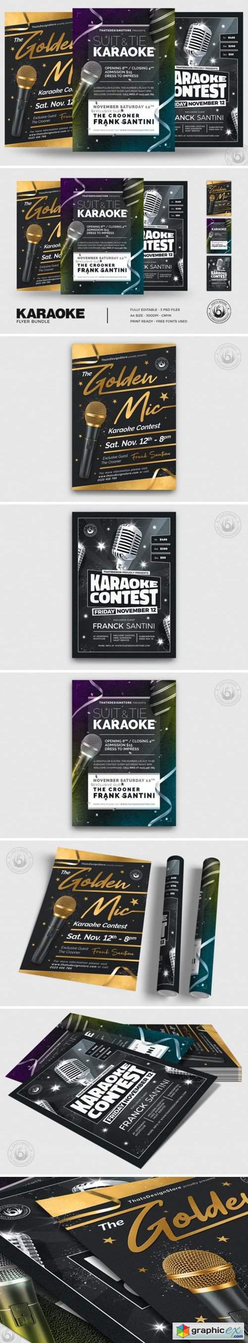 Karaoke Flyer Bundle V3