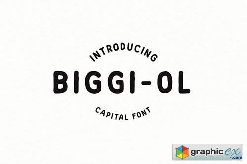  Biggi Ol – Capital Font 
