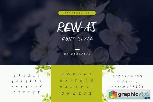  Rewaj - Custom Handmade Font Style 