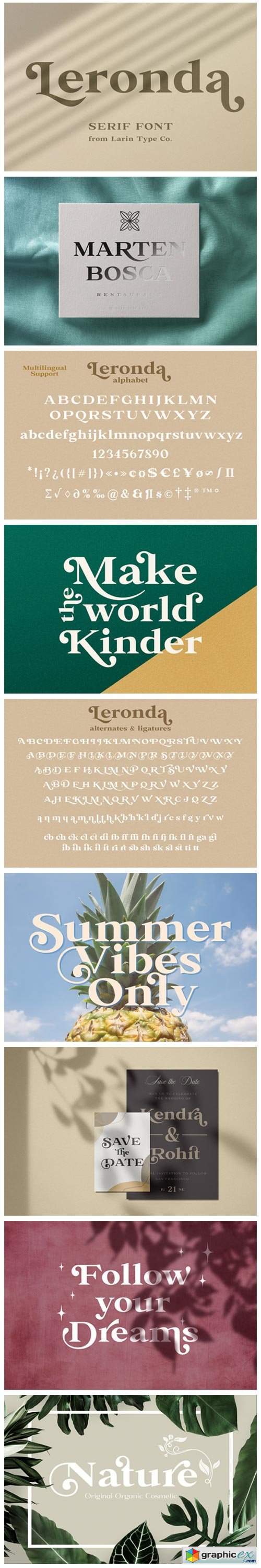 Leronda Font