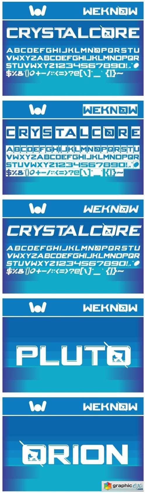 Crystalcore Font