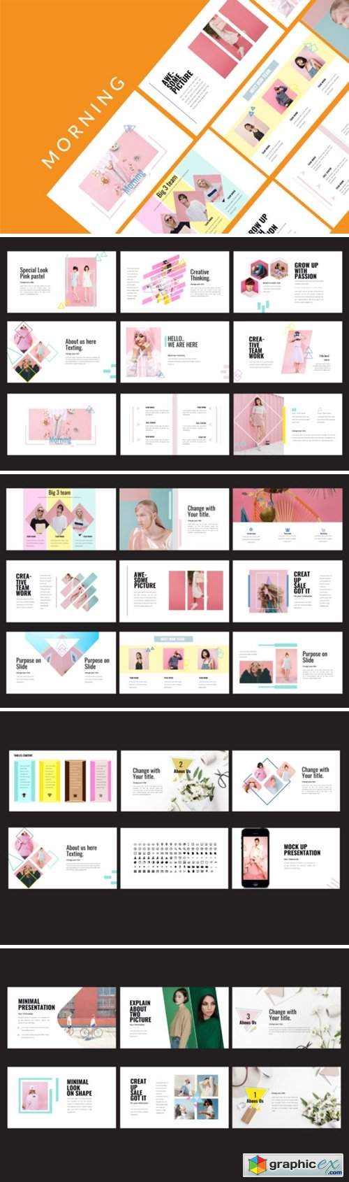  Fashion Morning - Powerpoint Template 
