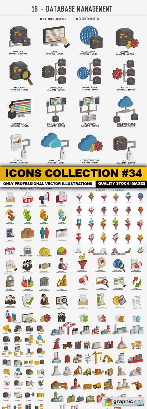  Icons Collection #34 - 8 Vector 