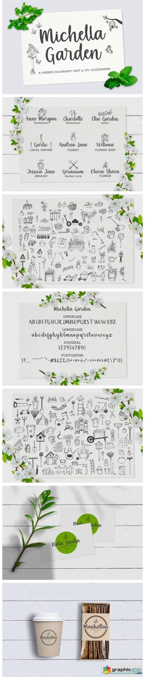  Michella Garden Font 