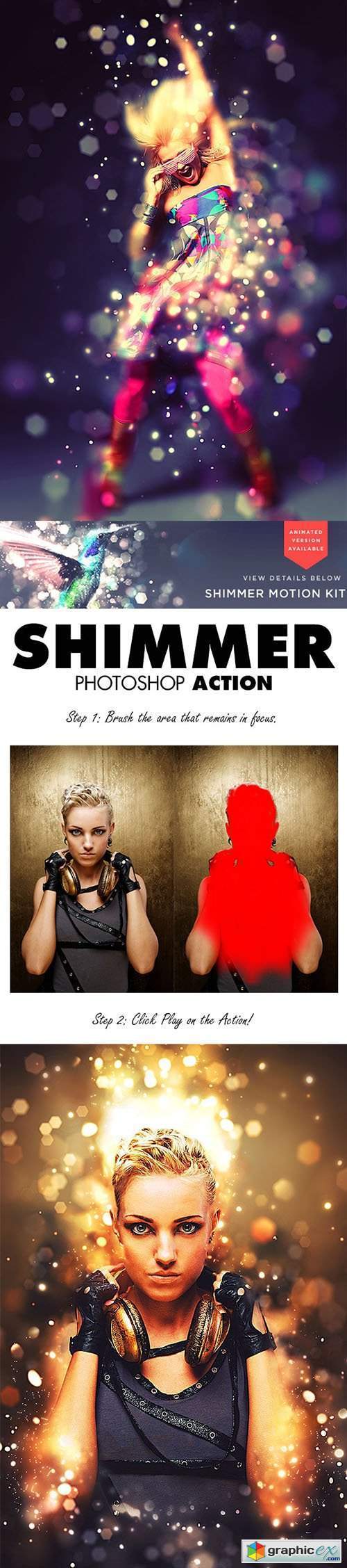 Shimmer Photoshop Action 9277291 - Animated Version Available