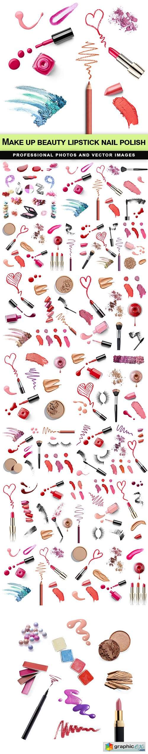  Make up beauty lipstick nail polish - 15 UHQ JPEG 