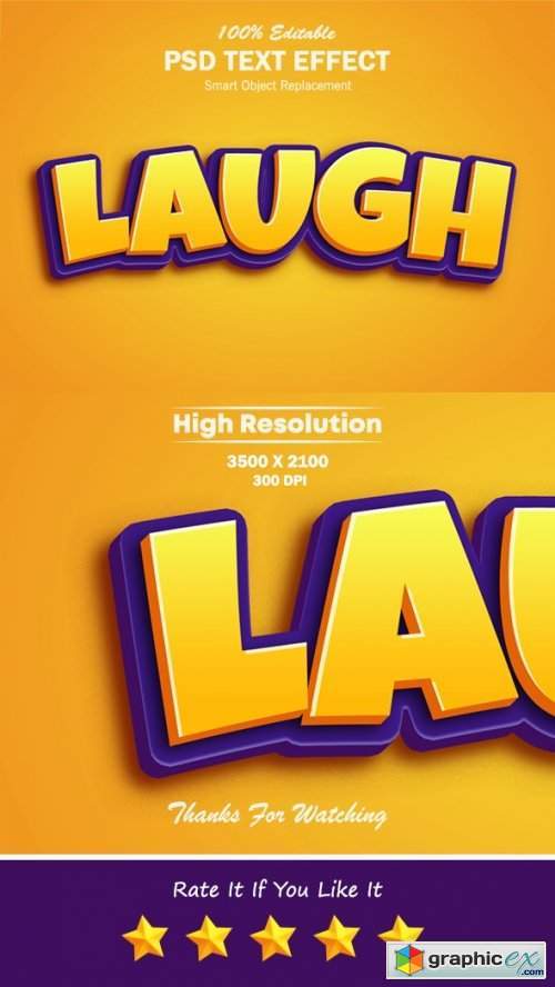 3D Cartoon Game Logo Text Effect