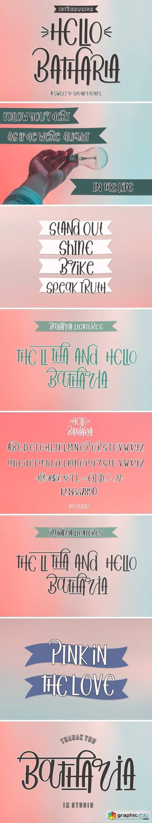 Hello Batharia Font