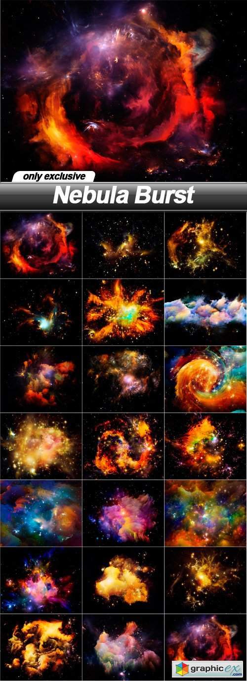 Nebula Burst - 20 UHQ JPEG