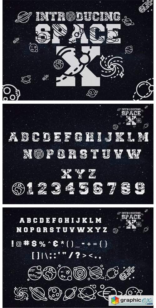  Space X Font 