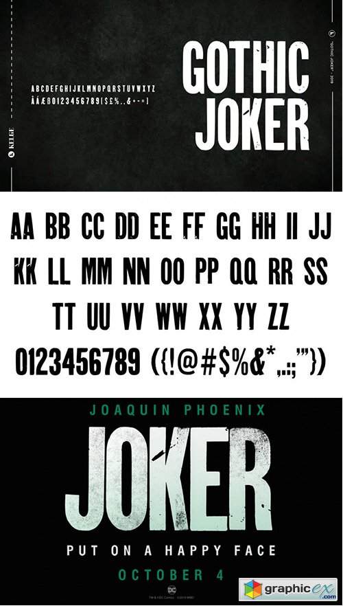  Gothic Joker Display Font 