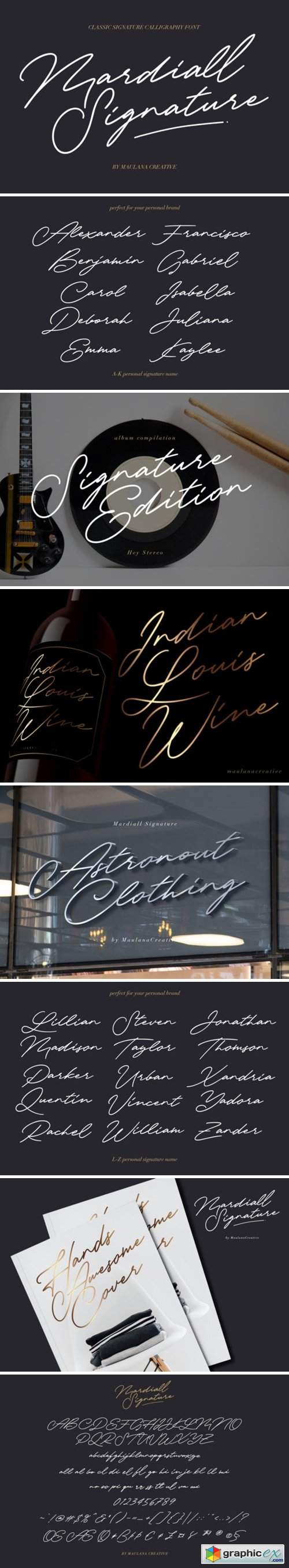  Mardiall Signature Font 