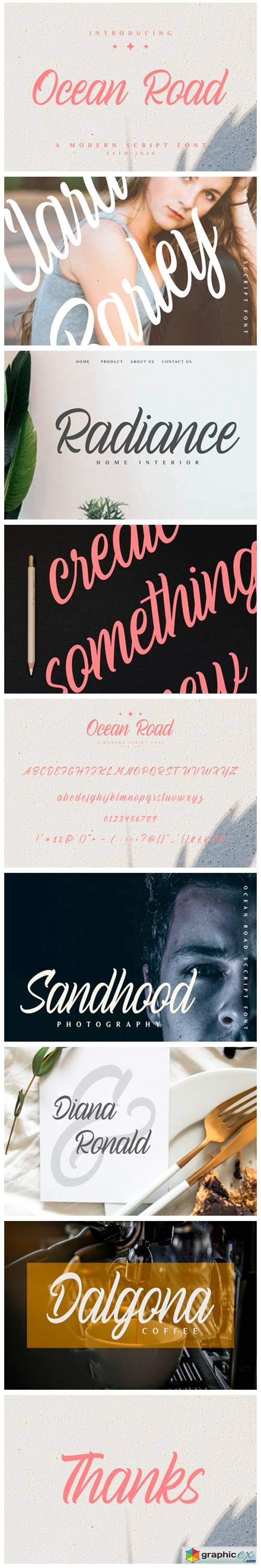  Ocean Road Font 