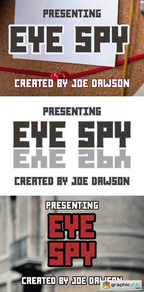  Eye Spy Font 