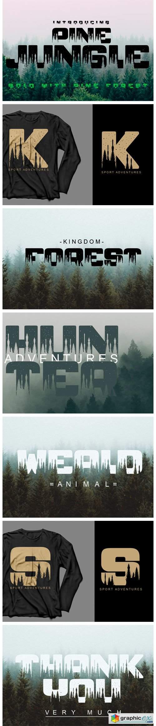 Pine Jungle Font