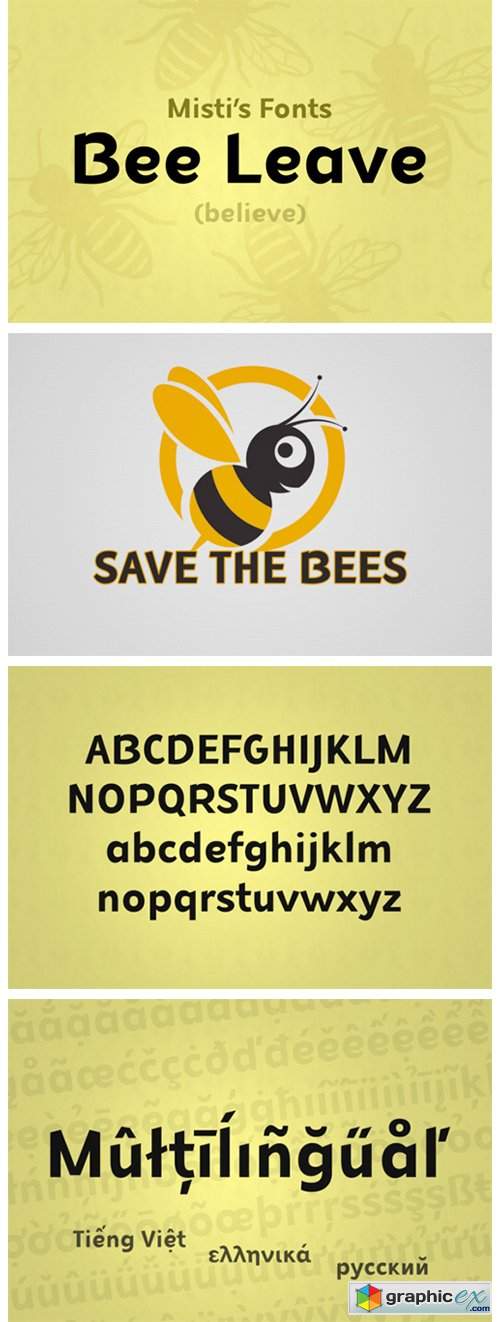  Bee Leave Font 