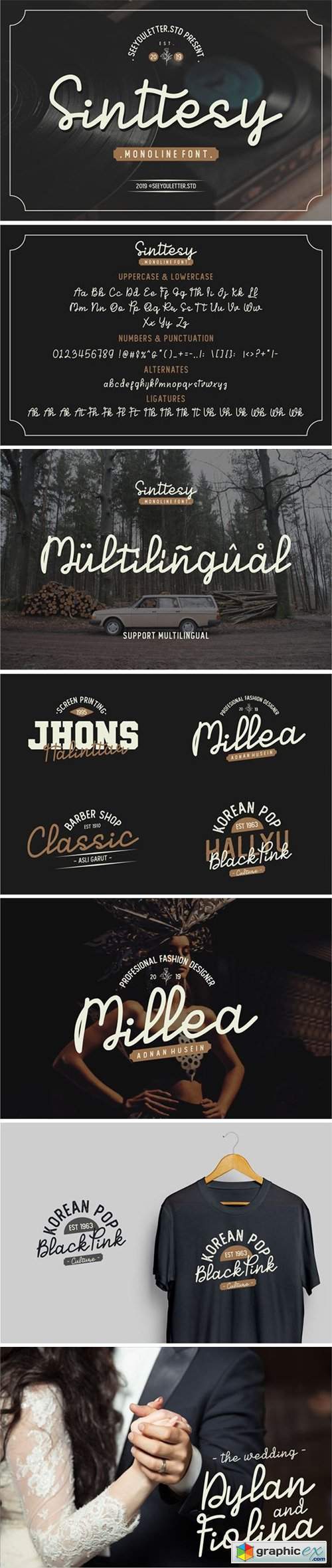 Sintessy Monoline Font