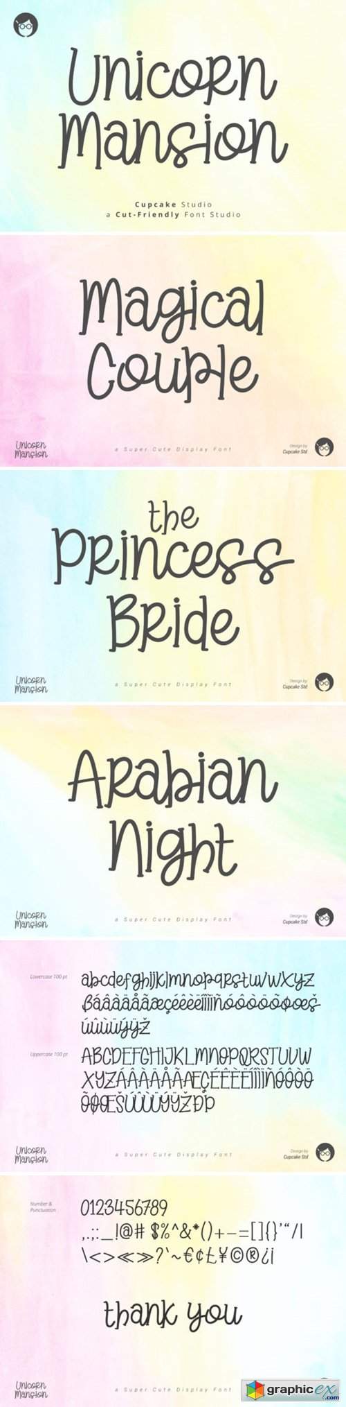  AL Unicorn Mansion Font 