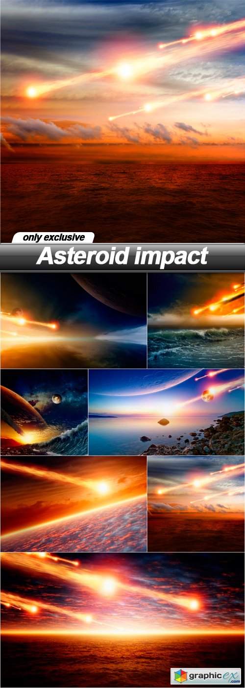  Asteroid impact - 7 UHQ JPEG 