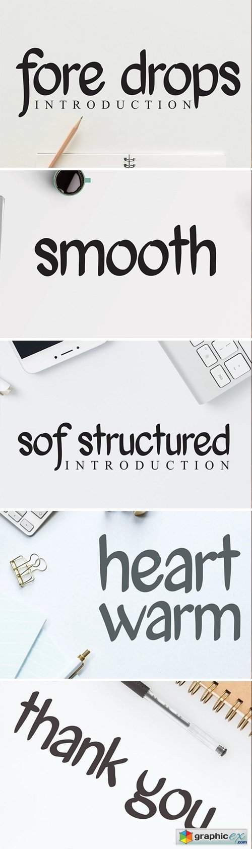 Fore Drops Font
