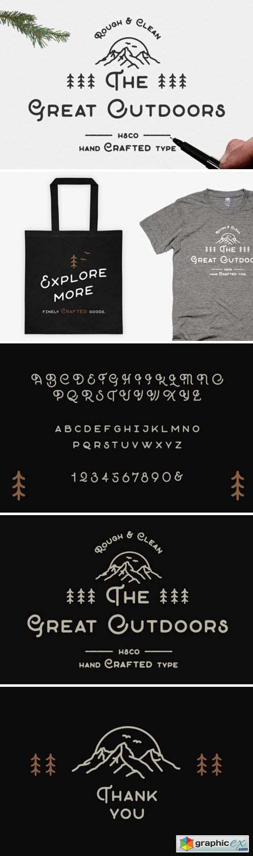 The Great Outdoors Font