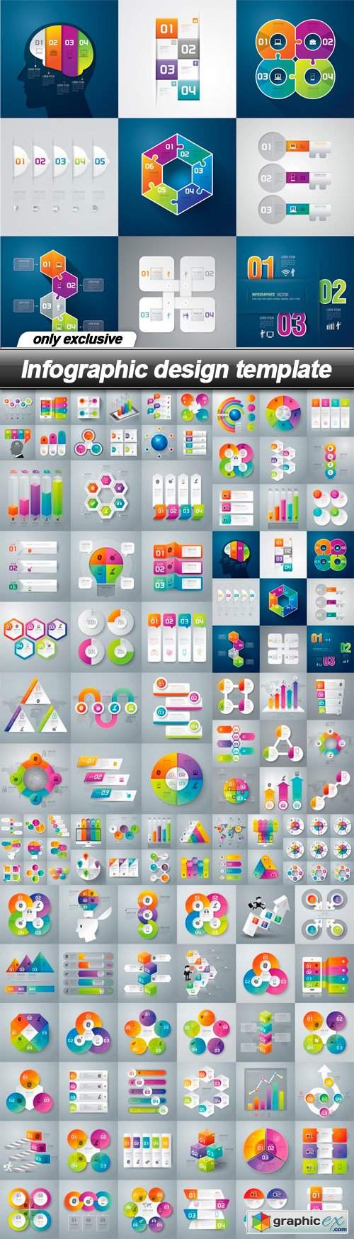  Infographic design template - 15 EPS 