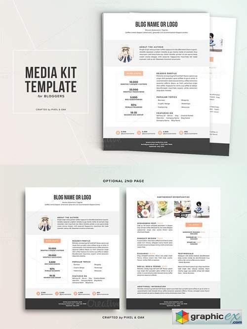 Media Kit Template | No.1