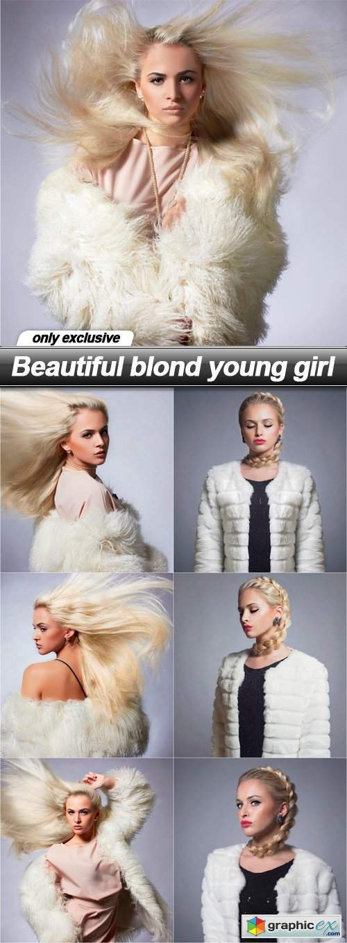 Beautiful blond young girl - 7 UHQ JPEG