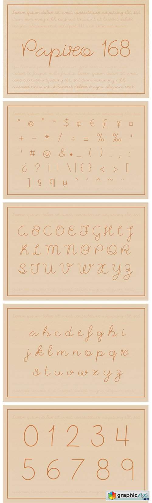 Papiro 168 Font