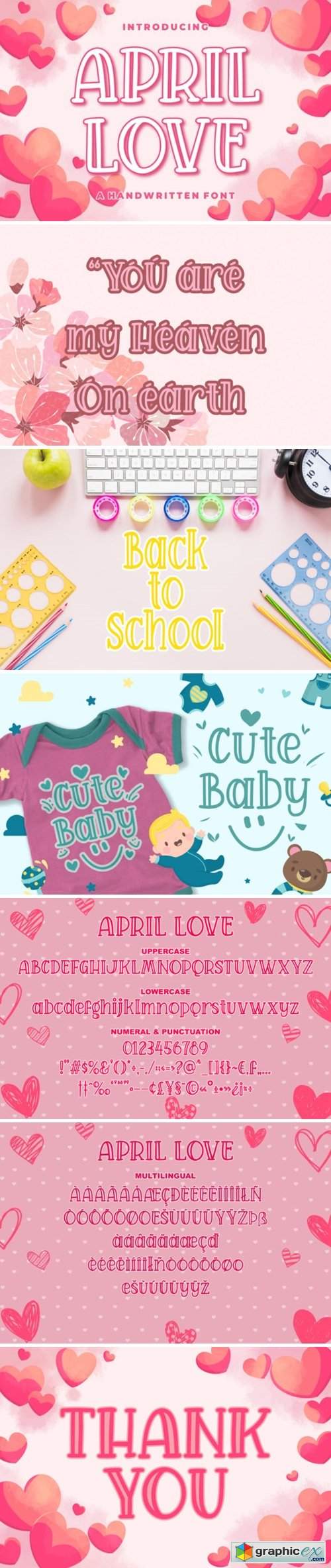  April Love Font 