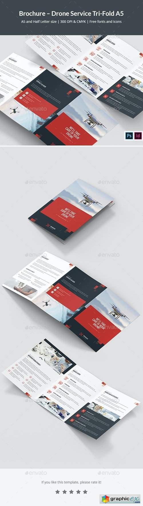 Brochure – Drone Service Tri-Fold A5