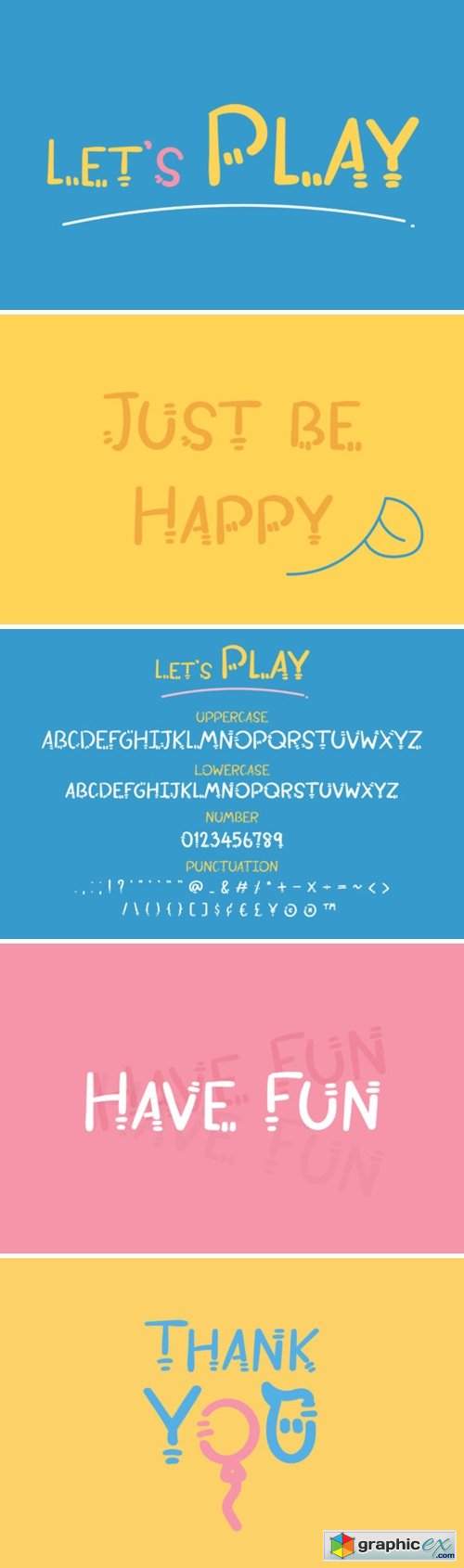  Let's Play Font 