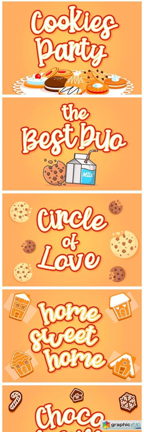  Cookies Party Font 