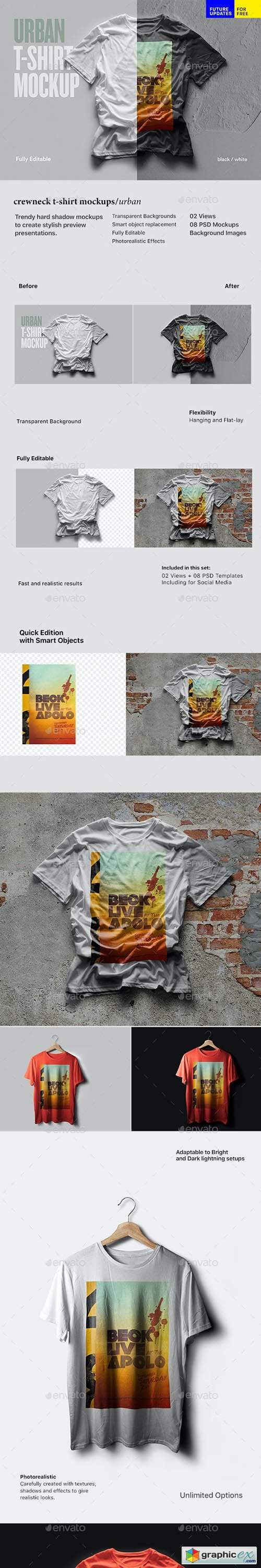 Download Urban T Shirt Mockup » Free Download Vector Stock Image Photoshop Icon