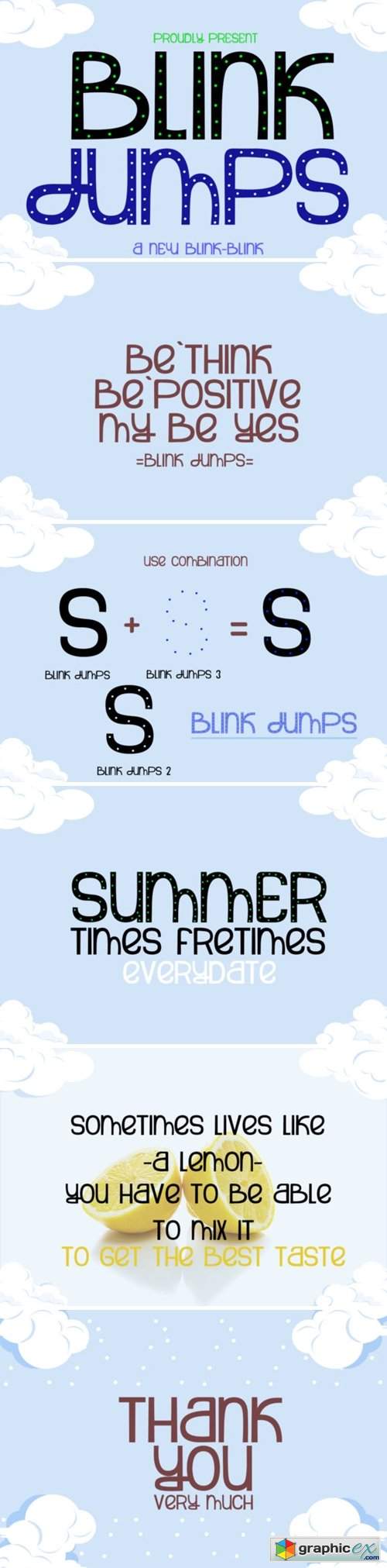  Blink Jumps Font 