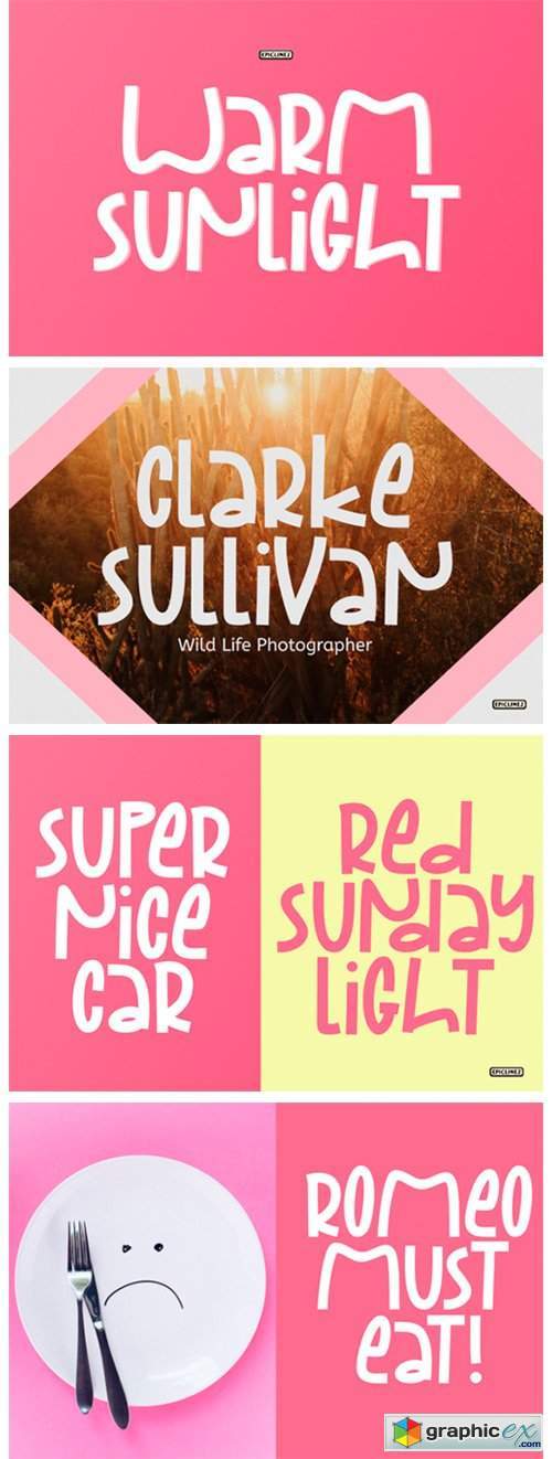 Warm Sunlight Font