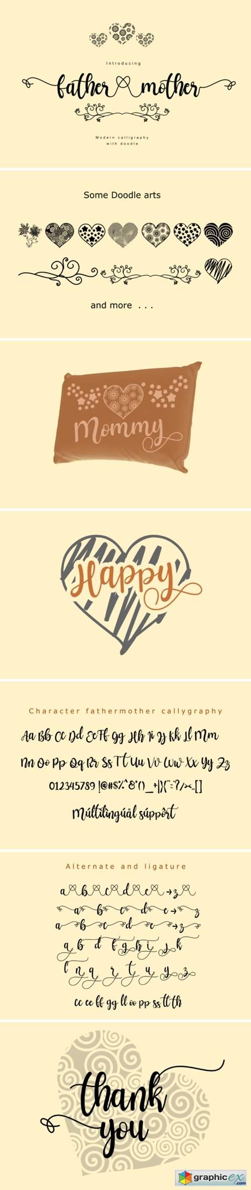  Father Mother Font 