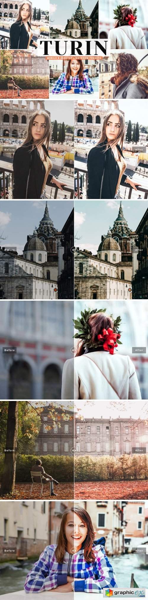 Turin Mobile & Desktop Lightroom Presets