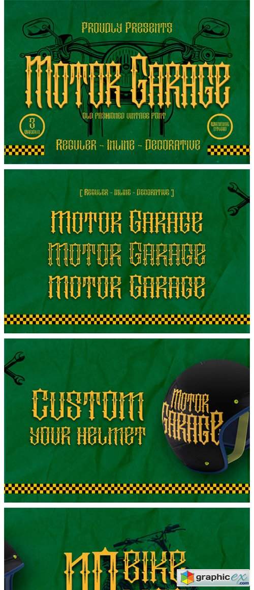  Motor Garage Font 