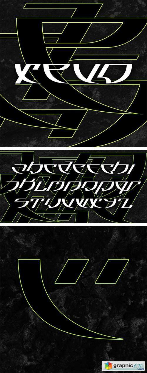 Xevo Typeface